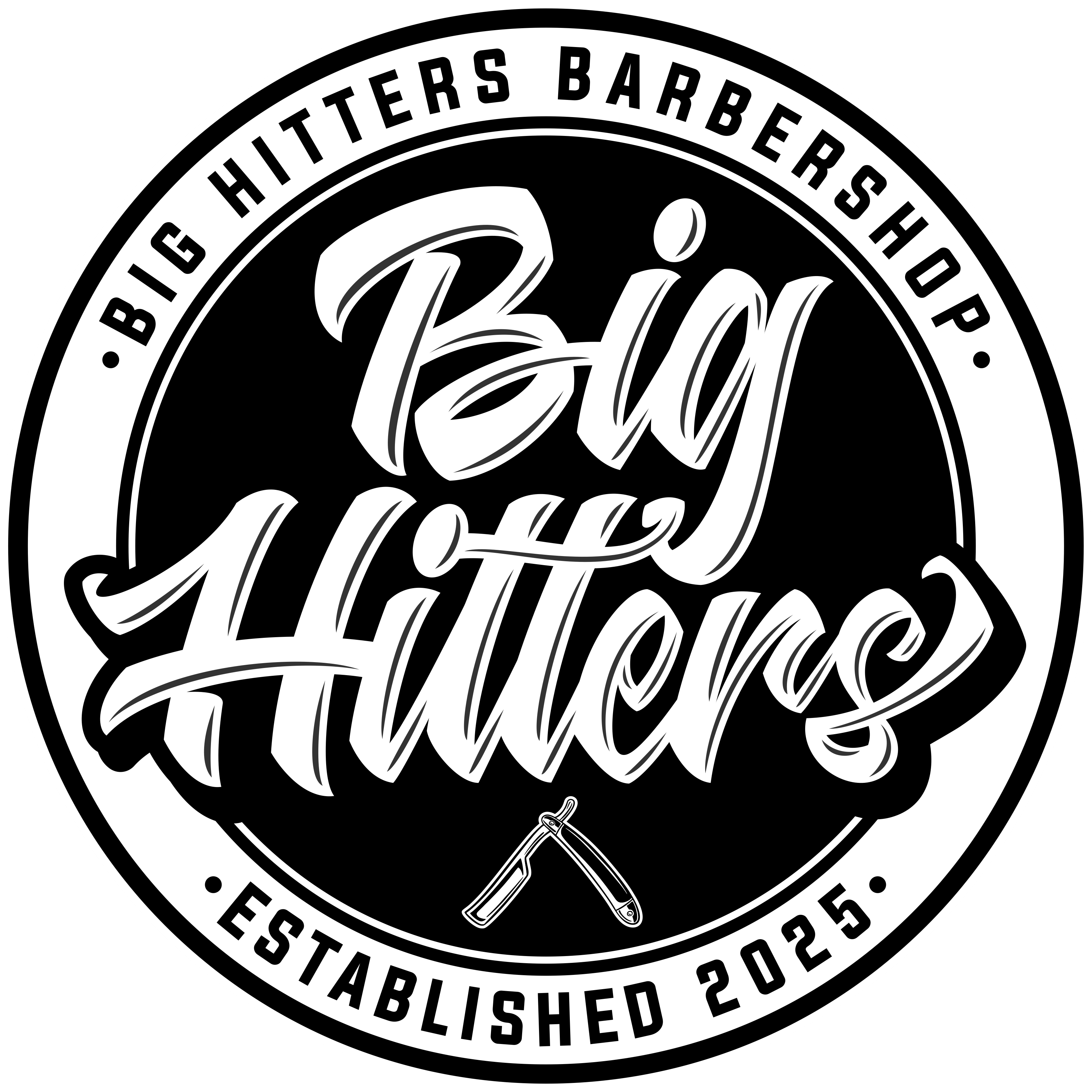 Big Hitters Barbershop Logo